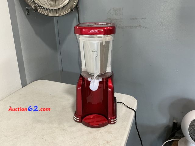 Lot 44-926 - VEVOR Red Slush Machine 120V 60Hz 20W See All Photo's Not Tested E-Commerce Return, A basic inspection has been given to this item. Sold AS-...