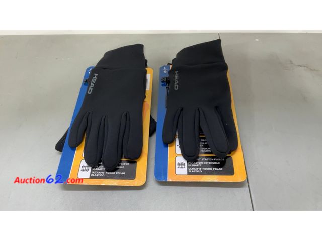 Lot 44-1679j - HEAD Gloves - Black, Size Large Not Tested See All Photo's E-Commerce Return, A basic inspection has been given to this item. Sold AS-IS.
