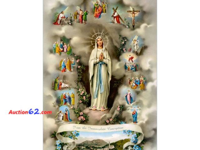 Lot 44-6640g - Educational Puzzle 1000 Piece Our Lady of The Rosary Religious Figures Puzzle  Never opened, Factory Sealed