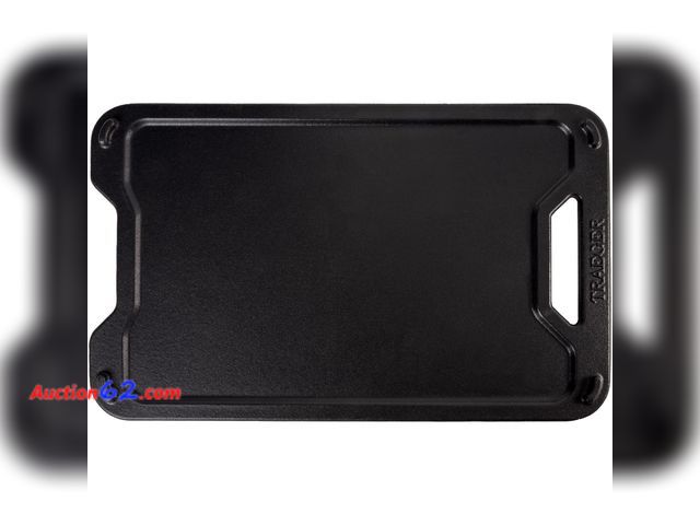 Lot 44-815f - $147.9 Retail price - Traeger Grills BAC609 ModiFIRE Reversible Cast Iron Griddle Accessory Not Tested Appears New, A basic inspection has b...