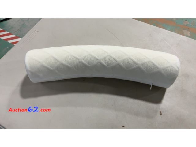 Lot 44-4085w - White Bolster Pillow with Diamond Pattern Not Tested See All Photo's E-Commerce Return, A basic inspection has been given to this item. Sold...