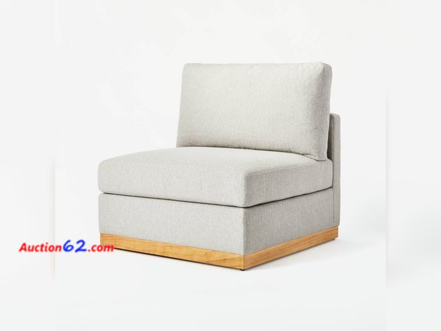 Lot 44-20a - $420 Retail price - Woodland Hills Modular arm-less Chair - Threshold™ designed with Studio McGee Appears New, A basic inspection has been g...