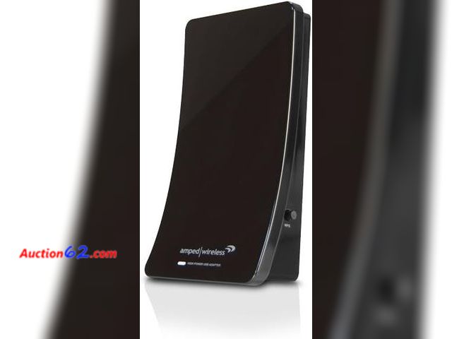 Lot 44-1503b - Amped Wireless High Power Wireless-N 500mW Directional USB Adapter for Apple Mac and PC (UA1000) 1. Appears New, A basic inspection has been...