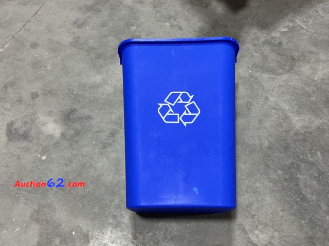 Lot 44-180j - Blue Recycling Bin E-Commerce Return, A basic inspection has been given to this item. Sold AS-IS.