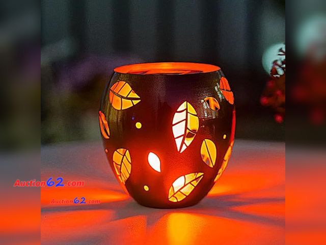 Lot 44-9029g - Copper Metal Table Solar Lantern Outdoor Waterproof Appears New, A basic inspection has been given to this item. Sold AS-IS.