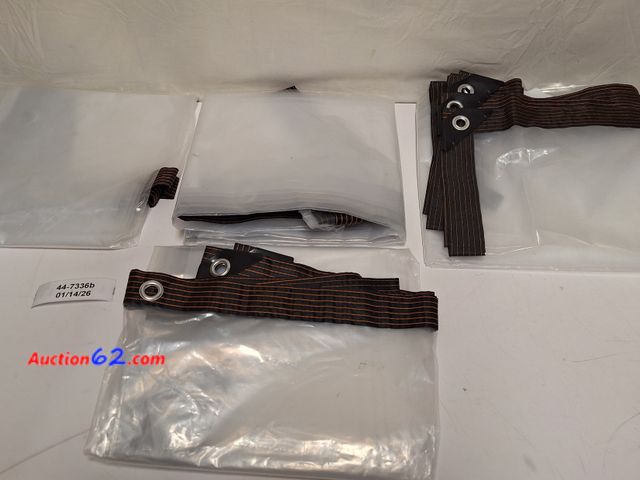 Lot 44-7336b - Lot of (4)  10'×13' clear tarps  E-Commerce Return, A basic inspection has been given to this item. Sold AS-IS.