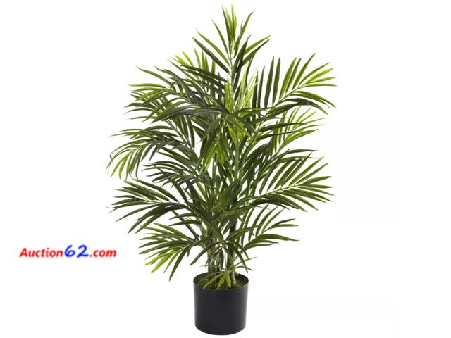 Lot 44-687b - Retail value $56- 2.5 ft. Artificial Areca Palm Tree UV Resistant Indoor/Outdoor 1. Appears New, A basic inspection has been given to this i...