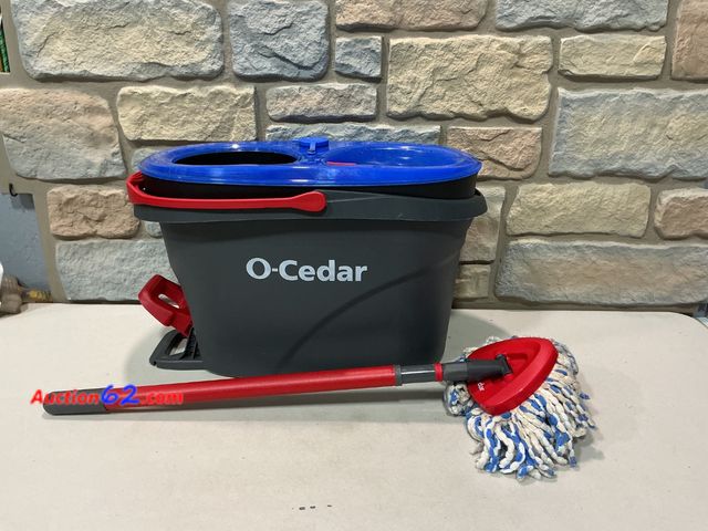 Lot 44-1690f - O-Cedar RinseClean Deep Clean Spin Mop &amp; Bucket System Multi-Colored Brand New See All Photo's Not Tested E-Commerce Return, A basic ins...