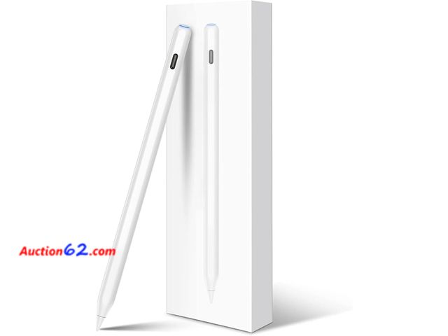 Lot 44-5434p - Pencil 2nd Generation for iPad: Magnetic Wireless Charging (Air 4/5, Mini 6, Pro 11/12.9) + USB-C Fast Charge - Tilt &amp; Palm Rejection St...
