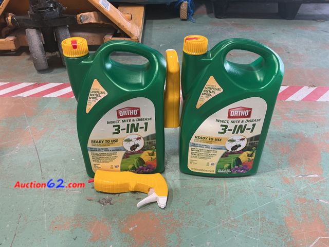 Lot 44-557p - Lot of (2) ORTHO- INSECT, MITE &amp; DISEASE 3-IN-1 E-Commerce Return, A basic inspection has been given to this item. Sold AS-IS. See All P...