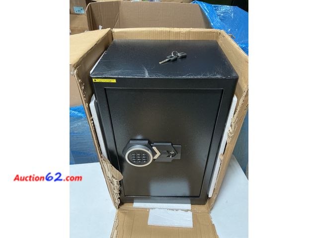 Lot 44-194a - $136.99 Retail price - (Key is Stuck: See Photos)5.3 Cub Large Safe for Home, Digital Home Security Safe Box  with Combination Lock and 3 Re...