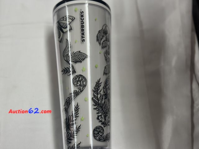 Lot 44-6047o - Starbucks 24oz glow in the dark tumbler tagged $22.95 us. New. Opened for photos. See All Photo's Not Tested Never opened, Factory Sealed