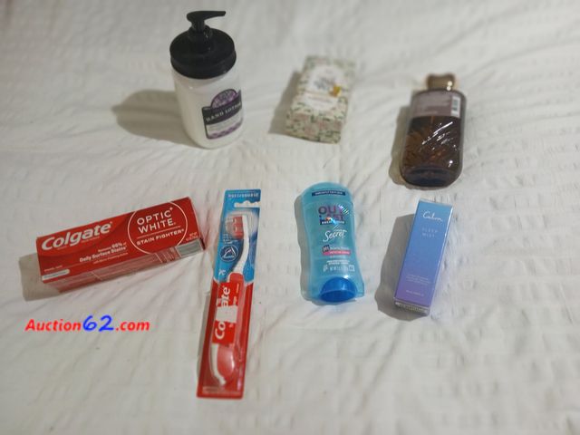 Lot 44-2113b - New withbtag Bath and Body Works Cozy Vanilla Bourbon Body Wash, tag price 16.95.  One new bar of Goat's Milk soap, tag price 3.99.  One new...