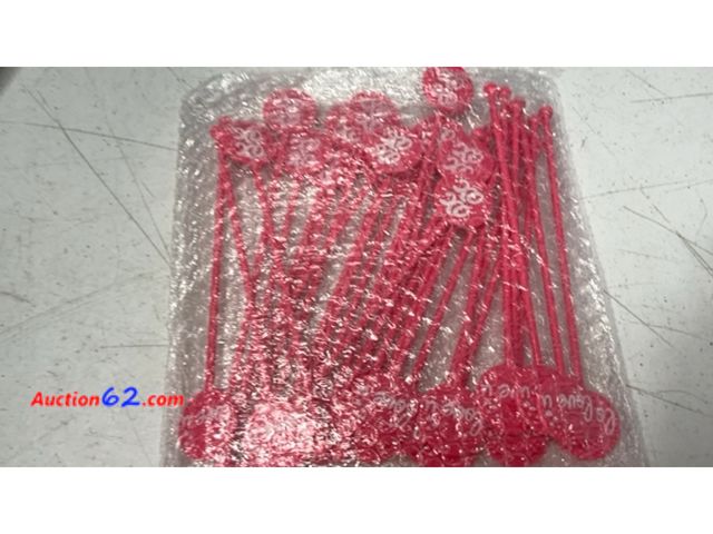 Lot 44-2619f - 30 Pcs Valentines Day Bachelorette Wedding Party Favors Stirrers Appears New, A basic inspection has been given to this item. Sold AS-IS. No...