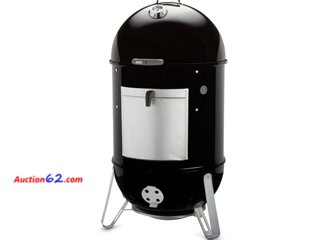 Lot 44-98g - Retail value of $549- Weber 22-inch Smokey Mountain Cooker, Charcoal Smoker,Black Appears New