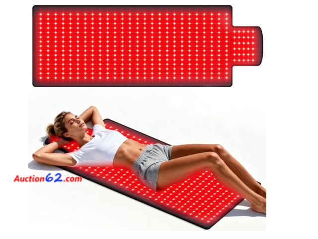Lot 44-1757w - 40"*16.5" Body Red Light Therapy Mat, Eligible Red Light Therapy  E-Commerce Return, A basic inspection has been given to this item. Sold AS...
