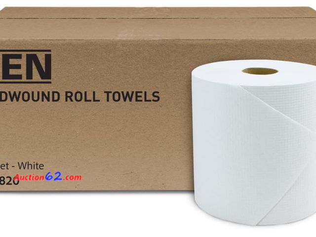 Lot 44-1953a - GEN Hardwound Roll Towels GEN1820 See All Photo's Not Tested Appears New, A basic inspection has been given to this item. Sold AS-IS.