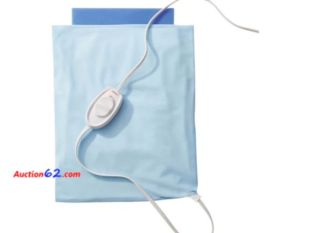 Lot 44-6802g - Sunbeam Standard Size Heating Pad, 12"x 15", 3 Heat Settings, Compact Storage Solution, Auto Shut-Off, Machine-Washable, FSA/HSA Eligible Ap...