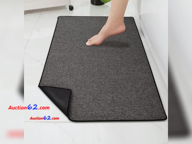 Lot 44-9040b - Yancorp Ultra Thin Bath Mat 24"x 35", Rubber Backed Non-Slip Appears New, A basic inspection has been given to this item. Sold AS-IS.