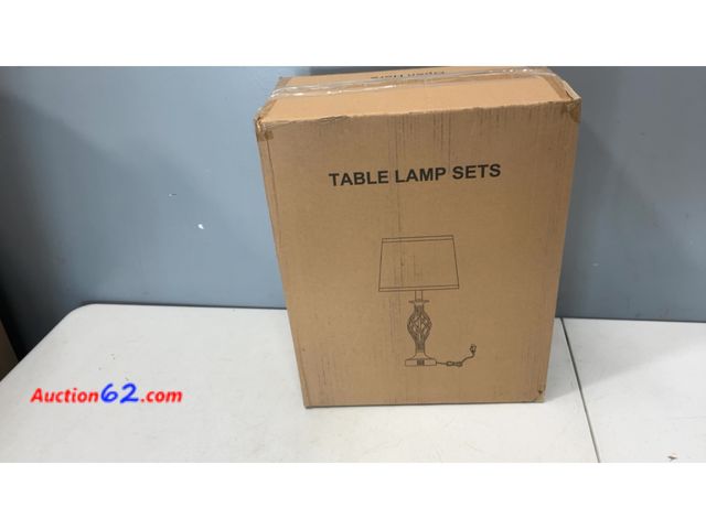 Lot 44-2638f - Table Lamp Set - New in Box Appears New, A basic inspection has been given to this item. Sold AS-IS. See All Photo's Not Tested