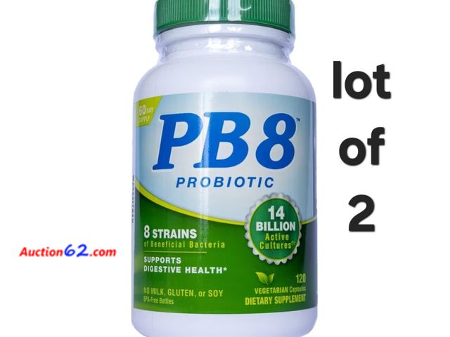 Lot 44-6507w - Lot of 2 Nutrition Now Pb8 Acidophilus Veg, Capsule, 120 ct Appears New, A basic inspection has been given to this item. Sold AS-IS.