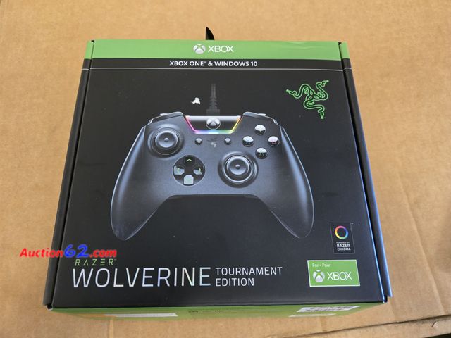 Lot 44-6844b - Razer Wolverine Tournament Edition: 4 Remappable Multi-Function Buttons Gaming Controller For Xbox1 Appears New