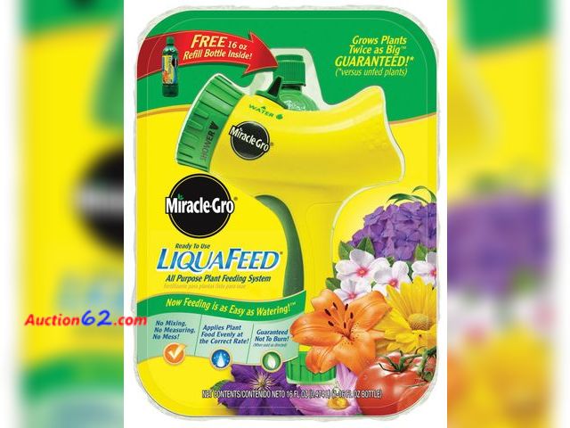 Lot 44-2670f - Miracle-Gro 101411 LiquaFeed All Purpose Plant Feeding System Appears New, A basic inspection has been given to this item. Sold AS-IS. Not T...