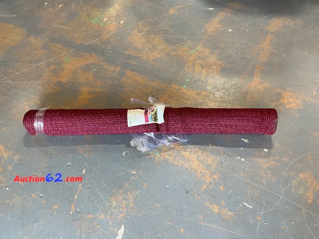 Lot 44-4072m - Threshold 5 ft x 7 ft Outdoor Rug Rose Braided Burgundy Not Tested See All Photo's E-Commerce Return, A basic inspection has been given to t...