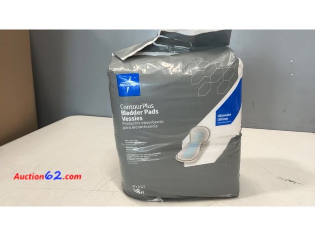 Lot 44-2744f - Medline ContourPlus Bladder Pads Appears New, A basic inspection has been given to this item. Sold AS-IS. Not Tested See All Photo's