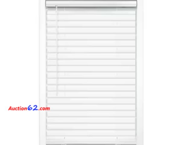 Lot 44-1617w - HSL HSL9905 Cut-to-Width Blinds - White See All Photo's Not Tested Appears New, A basic inspection has been given to this item. Sold AS-IS.