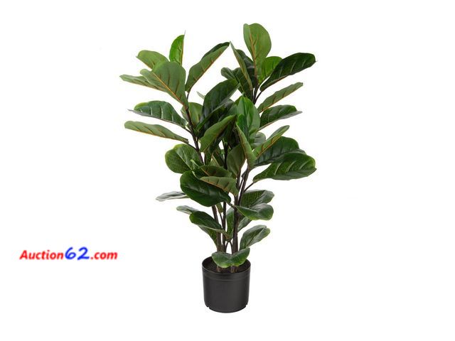 Lot 44-570t - Artificial 35 in. Fiddle Leaf Indoor and Outdoor Plants Appears New, A basic inspection has been given to this item. Sold AS-IS. Not Tested