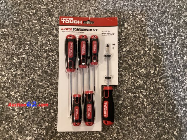 Lot 44-7715b - Lot of (1) 6 piece screwdriver set.  Appears New, A basic inspection has been given to this item. Sold AS-IS. See All Photo's