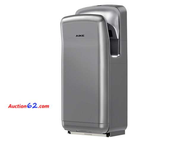 Lot 44-264a - $328 Retail price - AIKE HEPA Filtered Vertical Hand Dryer Premium, 110-130V Silver Model AK2005H See All Photo's Appears New, A basic inspe...