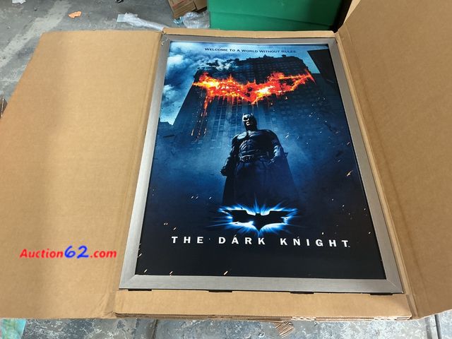 Lot 44-1179j - The Dark Knight Framed Movie Poster Not Tested E-Commerce Return, A basic inspection has been given to this item. Sold AS-IS. See All Photo'...