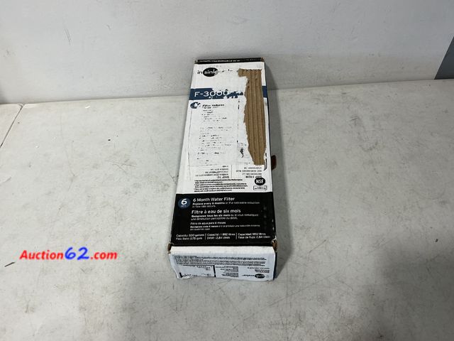 Lot 44-4091e - InSinkErator F-3000 Water Filter See All Photo's Not Tested Appears New, A basic inspection has been given to this item. Sold AS-IS.