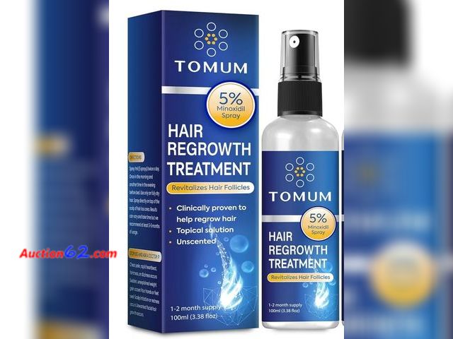 Lot 44-6540q - Minoxidil for Men and Women Hair Growth: 5% Minoxidil Spray Hair Regrowth Treatment Serum Stop Hair Thinning and Hair Loss For Stronger Thic...
