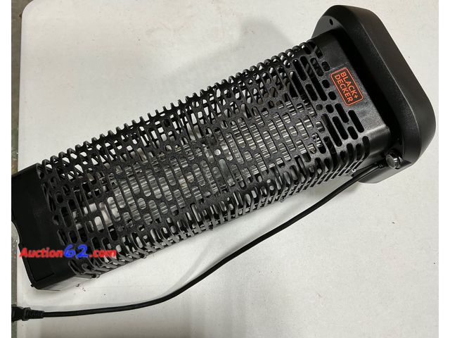 Lot 44-250a - Black+Decker Portable Electric Heater See All Photo's Tested & Working Used