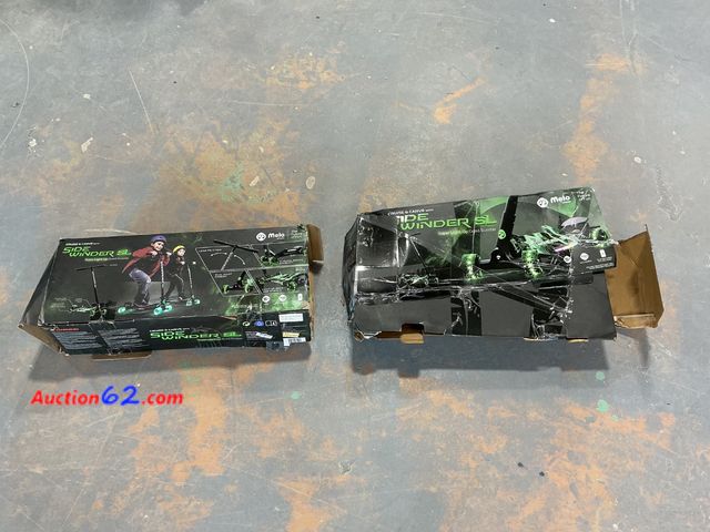 Lot 44-632j - Melo Side Winder SL Quad Scooter Lot of 2
 Not Tested See All Photo's E-Commerce Return, A basic inspection has been given to this item. Sol...