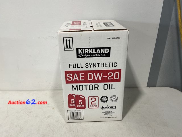 Lot 44-513j - Kirkland Signature 0W-20 Full Synthetic Motor Oil 5-quart See All Photo's Not Tested Appears New, A basic inspection has been given to this ...