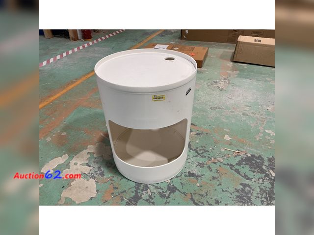 Lot 44-1553 - DMI Stacking Dorm Side Table - White, Stacking Design E-Commerce Return, A basic inspection has been given to this item. Sold AS-IS. See All...