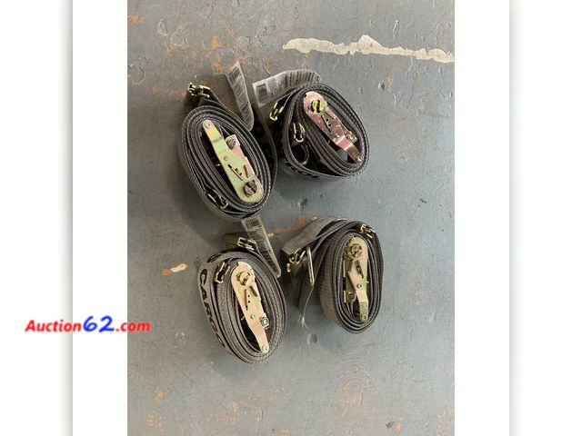 Lot 44-772i - LCC Ratchet Straps - Heavy Duty, 4-Pack See All Photo's Not Tested E-Commerce Return, A basic inspection has been given to this item. Sold A...