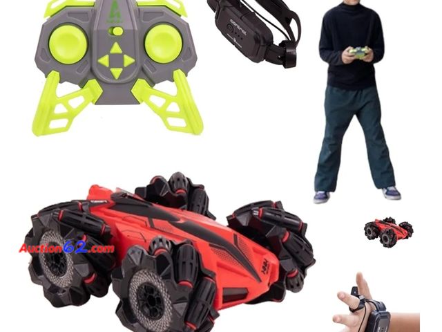 Lot 44-6677g - GARYCARE New Gesture Sensing RC Stunt Car with Light &amp; Music | Gesture Controlled RC Car, 4WD, High Speed, Drift, 2.4Ghz Remote Control,...