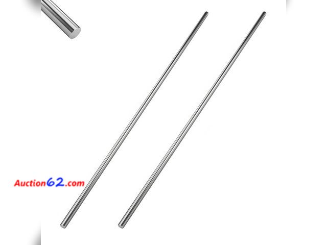 Lot 44-1681e - 2Pcs 5/16" OD 304 Stainless Steel Rod 24" Length Round Metal Shaft Rods Bar Not Tested See All Photo's Appears New, A basic inspection has b...