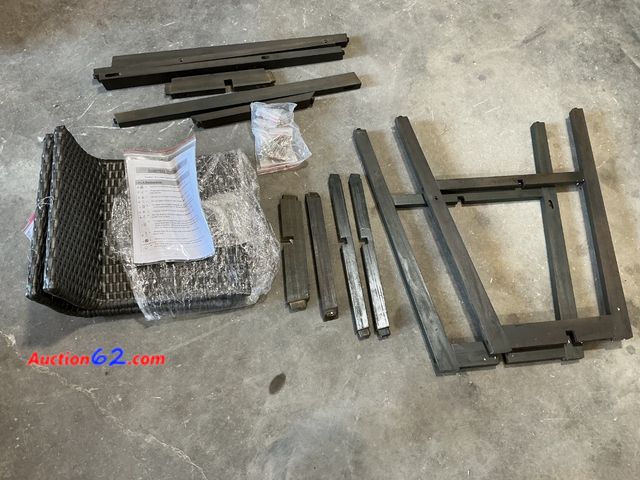 Lot 44-287e - Wicker Patio Chair Parts and Hardware Kit See All Photo's E-Commerce Return, A basic inspection has been given to this item. Sold AS-IS.