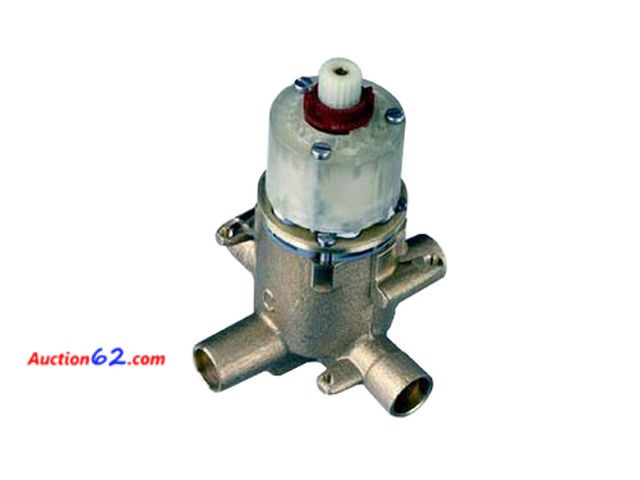 Lot 44-1695m - $86 Retail price - American Standard R110 Pressure Balance Valve Body, 7.70" x 6.00" x 6.50" See All Photo's Not Tested Appears New, A basic...