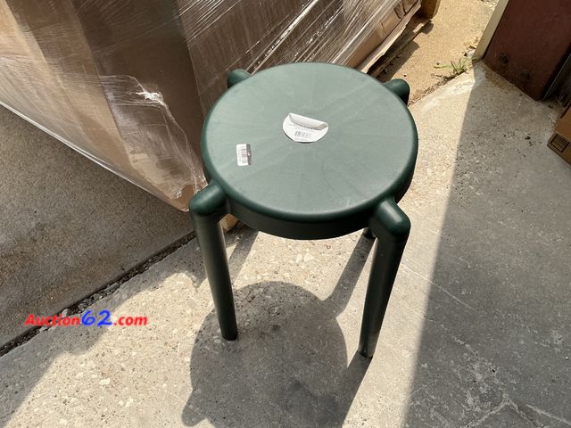 Lot 44-182 - Room Essentials Accent Table - Green Plastic Stool See All Photo's E-Commerce Return, A basic inspection has been given to this item. Sold A...