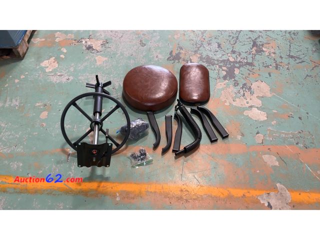 Lot 44-1710w - Brown Faux Leather Bar Stool Seat and Backrest (unknown if complete) E-Commerce Return, A basic inspection has been given to this item. Sold...