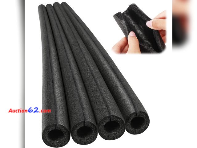 Lot 44-1642n - Amylove 4 Pcs 3.3 Feet Foam Pipe Insulation Foam Tube Insulating Water Pipe Pool Swim Noodles Pre Slit Heat Preservation Pipes Covers for Tu...