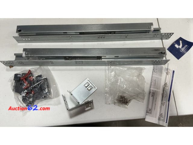 Lot 44-4115e - LONTAN 1 Pair Undermount Soft Close Drawer Slides 21 Inch Full Extension Drawer Glides with 3D Adjustable Lock Device and Rear Mounting Brac...