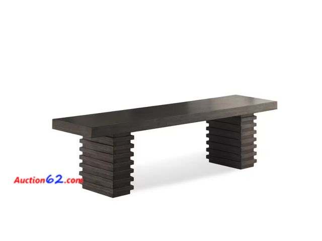 Lot 44-1123b - $330 Retail value- Mila Washed Gray Dining Bench 18 in. H x 72 in. W x 15 in. D 1. Appears New, A basic inspection has been given to this it...